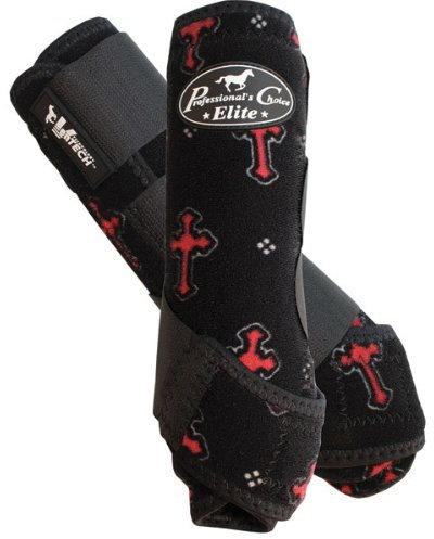 Professional's Choice Profis Wahl Equine Sport-Medizin VenTECH (TM Elite hinten Bein Boot, Paar, VERS-HGR, Hunter Green, S