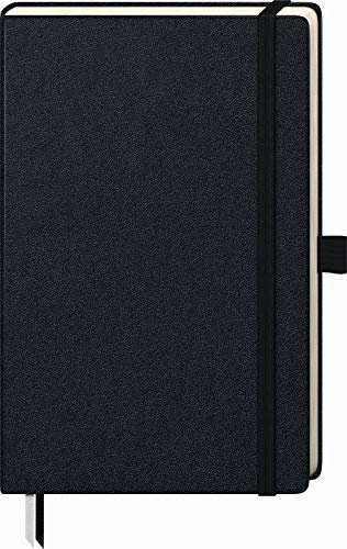 BRUNNEN Notizbuch Kompagnon schwarz DIN A5 kariert