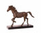 Bronzefigur Skulptur Motiv: Pferd auf Marmorsockel bronze Länge 23 cm 1,6 kg