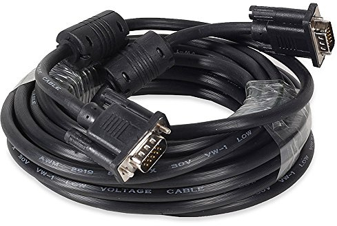 RiteAV – Cavi VGA Cavo SVGA 25ft 7.5m VGA (D-Sub); VGA (D-Sub); Nero (Maschio/Maschio 7.5m; VGA (D-Sub); VGA (D-Sub), Nero)