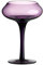 CRISTALICA Kerzenhalter Kerzenständer Teelichthalter Sunstar Violett Glas 20 cm