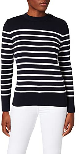 Armor Lux Damen marin briac Pullover, Blau(bi5 Rich Navy/Nature), 38 EU