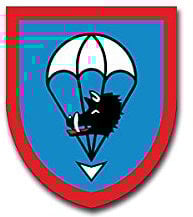 Aufkleber/Sticker FschJgBtl 264 Fallschirmjäger Bataillon Saarland 7x6cm A1333