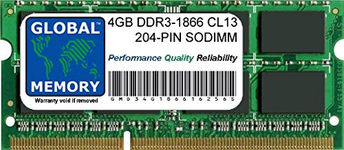 4GB DDR3 1866MHz PC3-14900 204-PIN SODIMM Memoria RAM para Intel iMac 27 Pulgadas Retina 5K (Finales DE 2015)