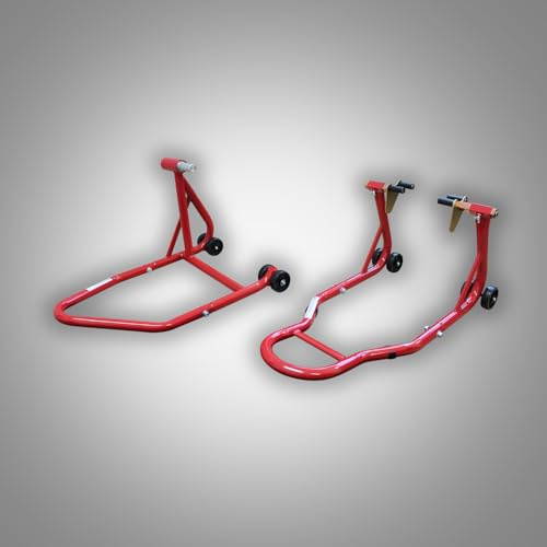 ESTW40 Einarmheber Einarmständer Montageständer Set Hinterrad und Vorderrad Motorrad Ständer Kit kompatibel mit Ducati Diavel 2011-2014