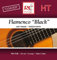 Royal Classics FL60 Flamenco Black - Cuerdas para guitarra, tensión normal