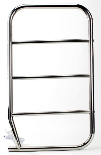 Manissa Como Stainless Steel Electric Heated Towel Rail H720mm W420mm Mirror Polished Finish