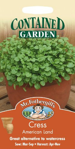Mr Fothergills - Pictorial Packet - Salad - Cress Contained American Land 1000 Seeds