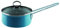 Riess, 0730-010, Stielkasserolle mit Glasdeckel, NOUVELLE-AQUAMARIN EXTRA STARK, Durchmessser 16 cm, Höhe 12.3 cm, Inhalt 1 Liter, Emaille, Induktion