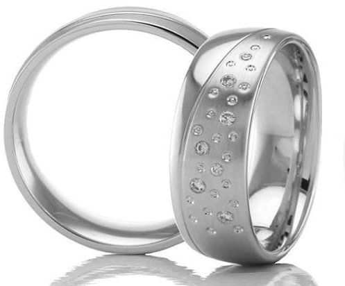 Eheringe 500/- Palladium 49-81658-59