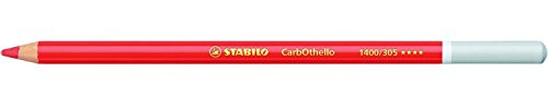Chalk-Pastel Pencil - STABILO CarbOthello - Pack of 1 - Vermilion Red Tone