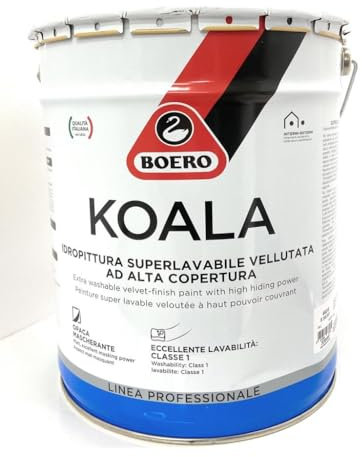 IDROPITTURA SUPERLAVABILE VELLUTATA KOALA da 14 lt. Boero