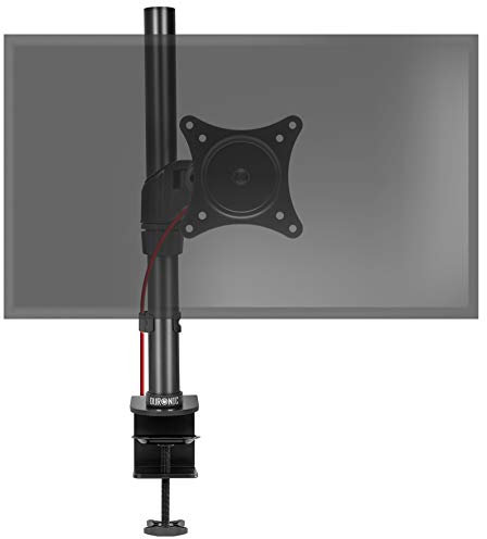 Duronic DM451X1 Soporte para Pantalla de 15 a 27 Pulgadas 8Kg máx - Altura Ajustable, Giratorio, inclinable – Soporte para Ordenador, TV LED, LCD