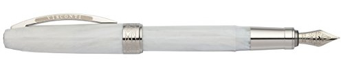Visconti Venus Medium Nib Fountain Pen - White