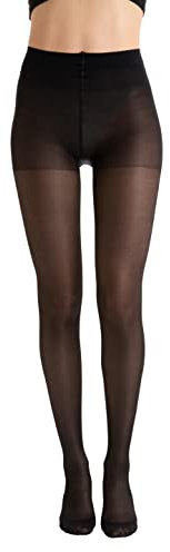 Relaxsan Basic 880 (Schwarz 2/M Plus) Kompressionsstrümpfe Damen 18-22 mmHg, Stützstrümpfe 140 Den