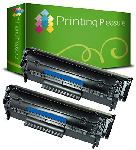 Printing Pleasure 2 Toner kompatibel für HP Laserjet 1010 1012 1015 1018 1020 1022 1022n 1022nw 3010 3015 3020 3030 3050 3052 3055 M1005 M1319F Canon i-SENSYS LBP2900 LBP2900i LBP3000 MF4120 MF4140
