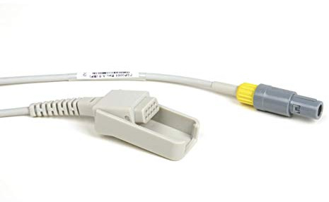 GIMA - Verlängerungskabel für SpO2-Sensor für Kleinkinder und für Kleinkinder/Erwachsene zum Einmalgebrauch, Länge 2 m