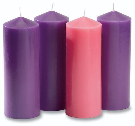 Autom Viola dell' Avvento Candela Set