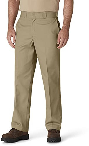 Dickies Men's Original 874 Work Utility Pants, Khaki, 32W / 29L