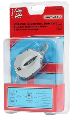 Hama 2in1 USB2.0-Hub 3Port mit Bluetooth-Schnittstelle für Handy & Co.