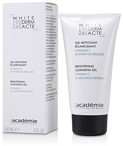 Academie Derm Acte Brightening Cleansing Gel – Gel de limpieza facial, aclarante 150 ml