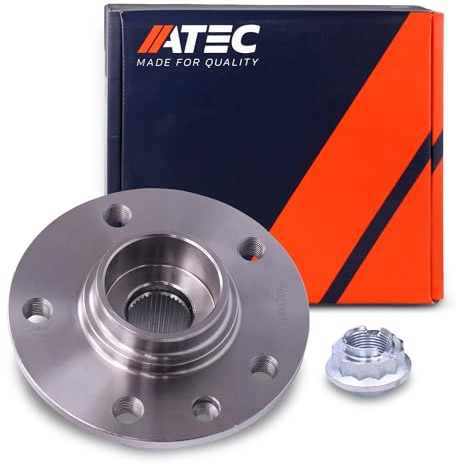 ATEC Germany 1x Radnabe vorne oder hinten Radlager Radlagersatz | Kompatibel mit: VW MULTIVAN T5, MULTIVAN T6, TOUAREG, TRANSPORTER T5 Bus, TRANSPORTER T5 Kasten