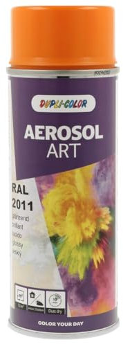 DUPLI-COLOR 722516 AEROSOL ART RAL 2011 tieforange glänzend 400 ml
