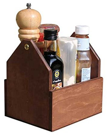 Chabrias Ltd Wooden Condiment Holder