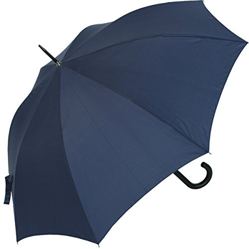 RS-Stockschirm groß stabil für Damen und Herren mit Automatik- Navy-blau