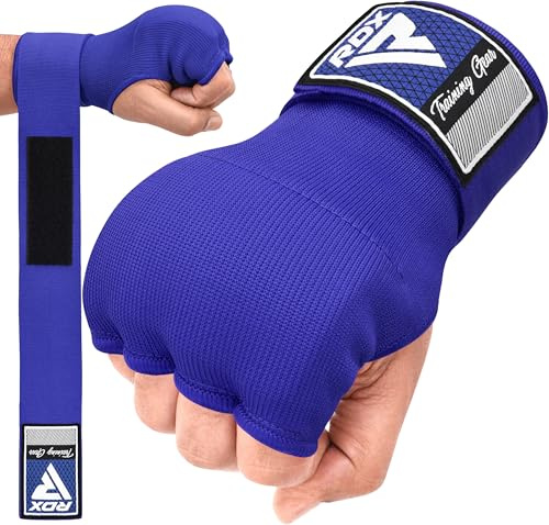 RDX Gel-Boxbandagen unter Handschuhen, 100 cm langes Handgelenk, MMA, Muay Thai, Handschutz, Kampfsport, Sparring, Faustschutz, Innenhandschuhe, Boxhandschuhe, für Erwachsene, Herren und Damen