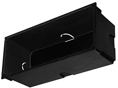 SLV mechanische Komponente EINBAUTOPF für ADI Outdoor Wandeinbauleuchte / Zubehör für Einbau-Leuchte, Strahler / schwarz