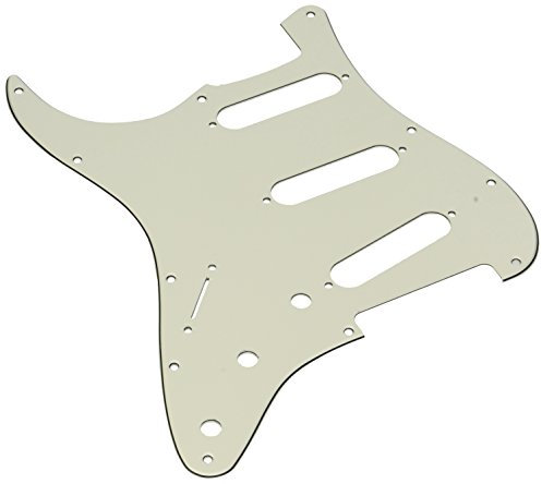 Fender 005-6199-000 3-Ply Parchment 11-Hole Mount S/S/S Stratocaster Pickguard (Left Hand)
