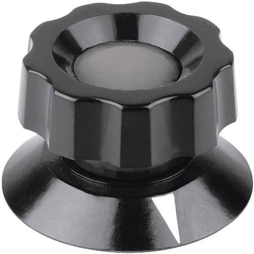 Mentor 475.61 Drehknopfkopf mit schwarzem Zeiger (Ø x H) 42 x 28 mm, 1 Stück