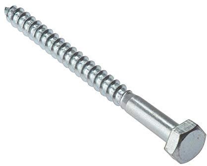 ForgeFix Coach Screws | M10 x 130mm | Zinc Plated | Bag 10