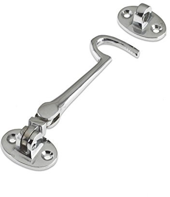 Cabin Hook 200mm Polished Chrome from The Door Handle Store