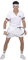W WIDMANN MILANO Party Fashion - Kostüm Tennisspieler, T-Shirt, Hose, Schweißband, Karneval, Mottoparty