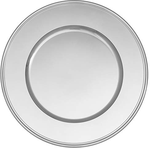 Röders Zinn Platzteller poliert