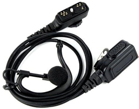 Buwico G Shape Earphone Earpiece Mic PTT for HYT Hytera Two WAY Radio PD700, PD780, PT580H, PT-580