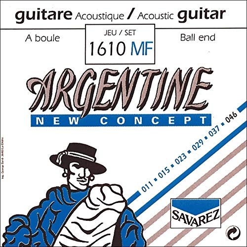 Savarez Argentine 1215MF - Corde de La à boule - Guitare Manouche - tirant 37