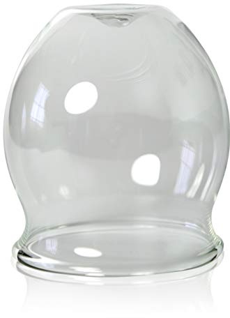 Lauschaer Glas medizinisches Feuer-Schröpfglas 70mm Schröpfkopf, Saugglas, Saugglocke, Schröpfglas, Schröpfgläser,