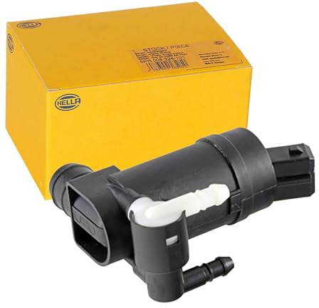 HELLA 8TW 010 958-001 Waschwasserpumpe, Scheibenreinigung - 12V | Kompatibel mit: FORD MONDEO III, MONDEO III Stufenheck, MONDEO III Turnier