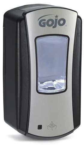 GOJO LTX-12 Automatic Foam Hand Soap Dispenser Chrome 1200mL 1ct - 1919-01
