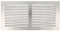 Amig - Rejilla Rectangular de Aluminio con Mosquitera - Rejillas de Ventilación para Salida de Aire - Ideal para Techo de Cocina y Baño - Medidas 150 X 300 MM - Color Plateado