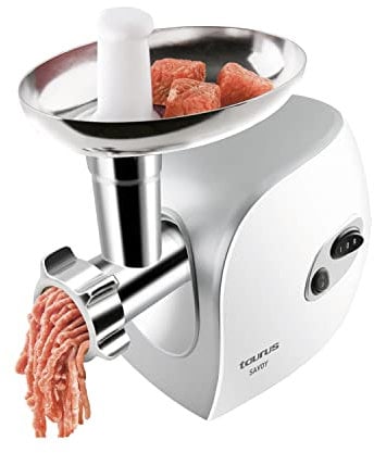 Taurus 915.505 Picadora de Carne, 450 W, 1 Liter, 44 Decibelios, Alloy Steel, Metálico
