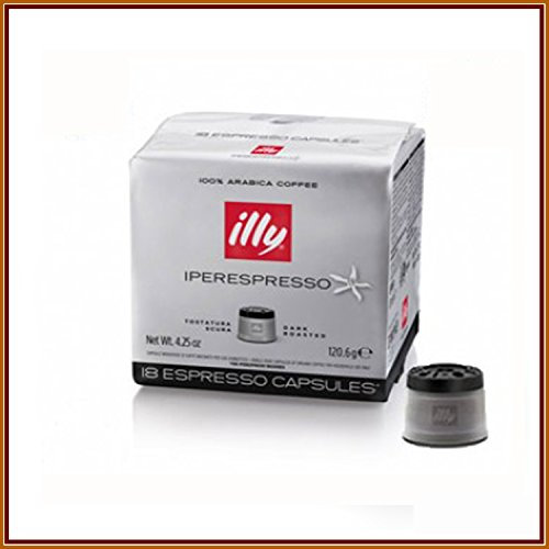 Illy Iperespresso 54 Capsules de café Torréfaction poussée