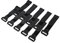 LogiLink KAB0056, Fascette Fermacavo, lunghezza 20x150 mm, Nero,set da 10 pezzi