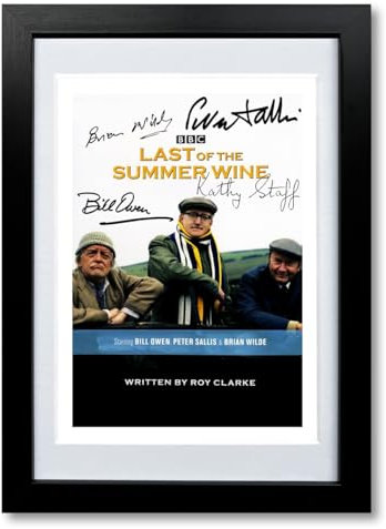 Memorabilia Last Of The Summer Wine Cast Signed Autograph Signature A4 Poster Photo Print Photograph Wall Art Picture TV Show Series Season DVD (A4 POSTER ONLY)