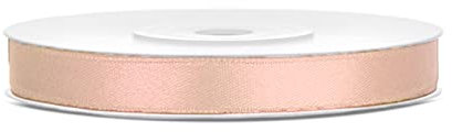 Satin Ribbon light peach 6mm/25m
