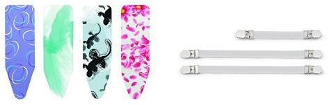 Brabantia Ironing Board Cover with 2 mm Foam and Fasteners - Size A, Slimline, Bright Assorted Colours