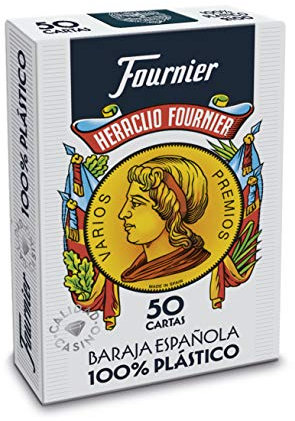 Fournier Nr. 2100 Spanisch Style Karten 100% aus Kunststoff